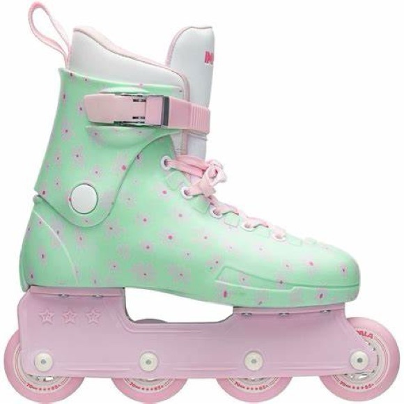 Mint and Pink Women's Roller Skates - Picture 1 of 5